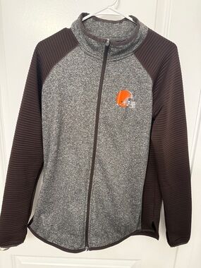 Cleveland Browns Women’s Zip-Up NFL Team Apparel